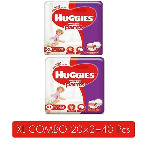 Baby Huggies Wonder Pants Diapers (Pack Of 2)