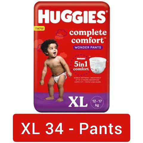 Huggies Baby Diaper Pants, with Bubble Bed Technology for comfort MULTIPACK