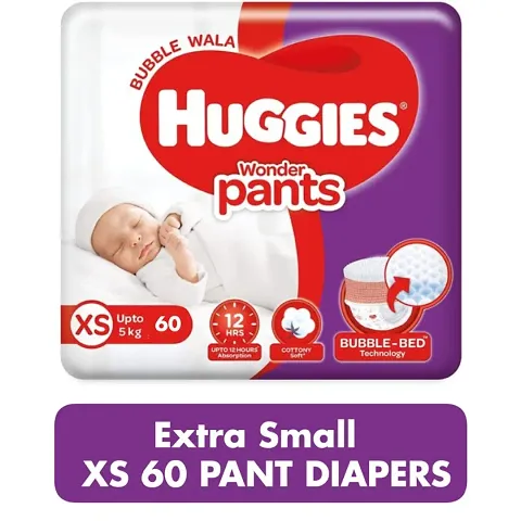 Huggies Baby Diaper Pants, with Bubble Bed Technology for comfort Multipack