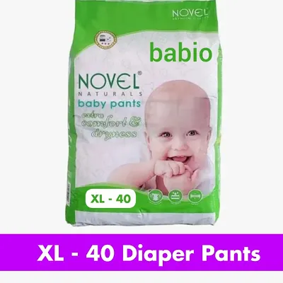 Novel Babio Baby Diaper Pants XL - 40 Pieces (Extra Large Size)