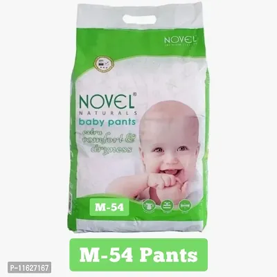 Novel Babio Baby Diaper Pants M-54 Pants (Medium size)-thumb0