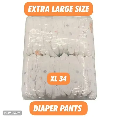 Pant Diapers XL-34 (EXTRA LARGE SIZE)