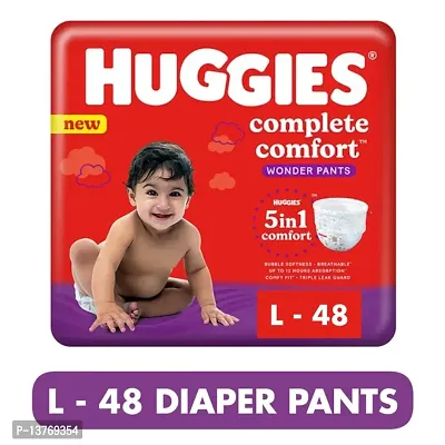 Huggies L 48 baby diaper pants size large-thumb0