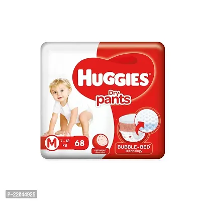 Huggies M 68 baby diaper pants medium size-thumb0