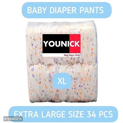YOUNICK Baby diaper pants XL 34 (EXRTA LARGE)