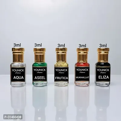 Long Lasting Fragrance Attar for Unisex,  3ml each