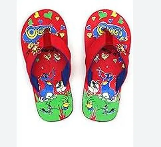 Unisex Faux Leather Slippers For Kids