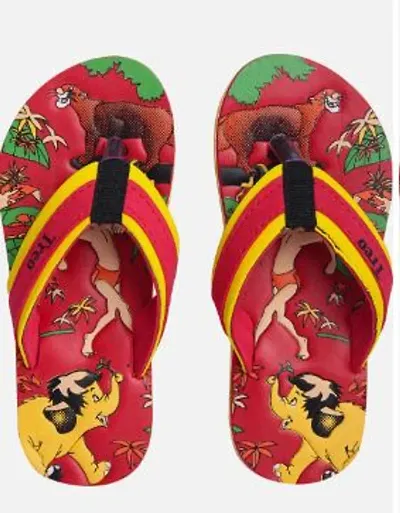 Unisex Faux Leather Slippers For Kids