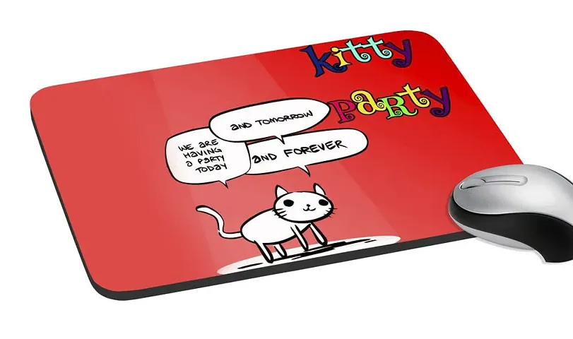 SNV Kitty Party Mousepad Large Gaming Mouse Pad Keyboard Pad Desk