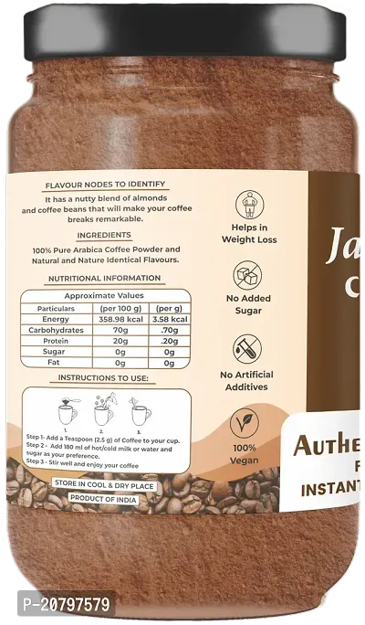 Jaipour Essence Authentic Almond Flavoured Instant Coffee Powder | NO Added Sugar | No Artificial Additives | 60gm-thumb3