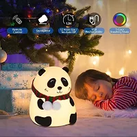 Night Lamp, Night Lamp for Kids, Silicone Cute Little Panda Table Lamp, Birthday Gift for Girls/Boys, Colour Changing with USB Rechargeable Night Light(PandaLamp)-thumb3