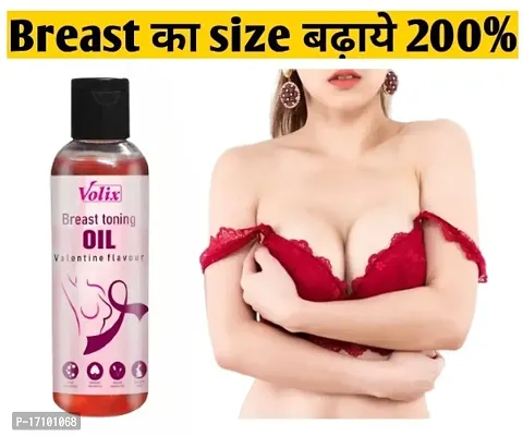 pure herbal breast growth massage oil improves breast size-thumb0
