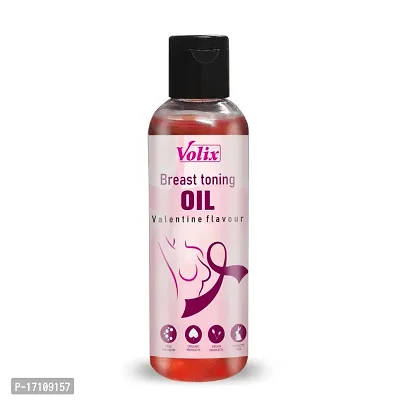 VALENTINE Bigger Breast Enlarge Oil Is Breast Growth Massage Oil for Women- STRAWBERRY,ROSE OIL,COCONUT OIL,ALMOND OIL,SUNFLOWER OIL  FENUGREEK OIL Relieves Stress Caused by Wired Bra and Breast tone-thumb2