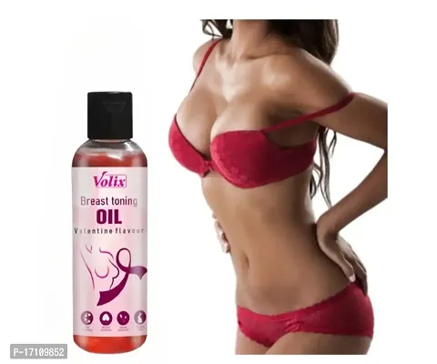 Breast Destressing Oil for Women- ALMOND OIL,OLIVE OIL  WHEAT GERM OIL - Relieves Stress Caused by Wired Bra and Breast toner massage oil 100% natural which helps in growth/firming/increase/tigh teni-thumb0