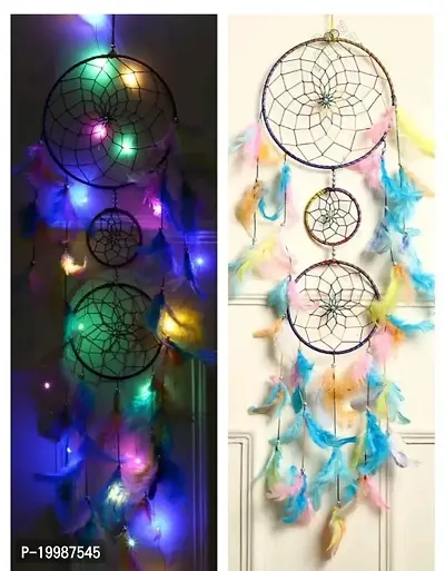Pastel shades dream catchers with lights