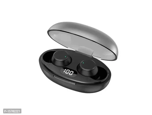 Mrs Simin True T28 Wireless Earbuds with 40+ Hours Playtime (Black)