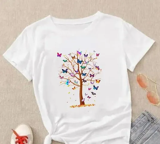 Elegant Silk Blend Tshirt For Women