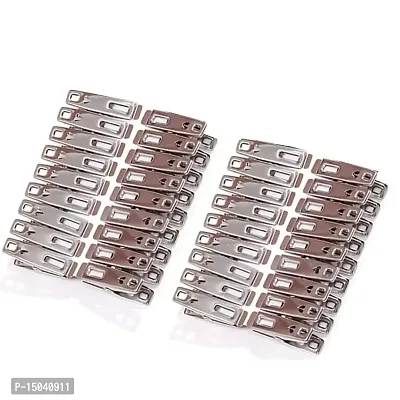 Classic Stainless Steel Clothes Pins Hanging Clips Pack Of 36-thumb5