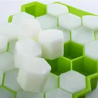 Honeycomb Silicone Ice Cube Tray/ Chocolate Mould With Lid-thumb1