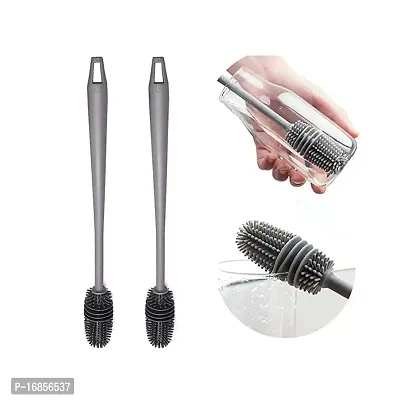 Silicon Bottle Cleaning Brush-Pack Of 2