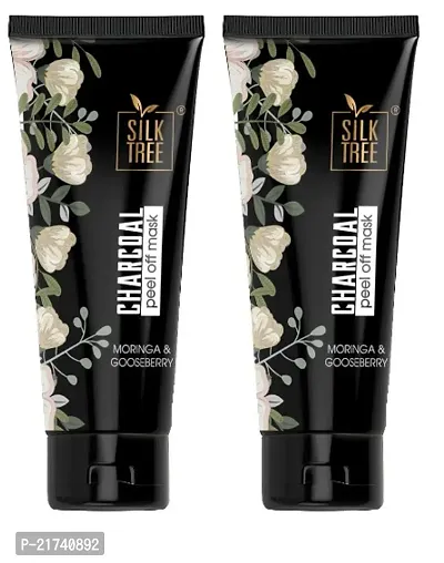 Silk Tree Charcoal Peel of Mask ( Combo Pack of 2)