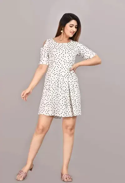 Stylish Women Fit And Flare Dress