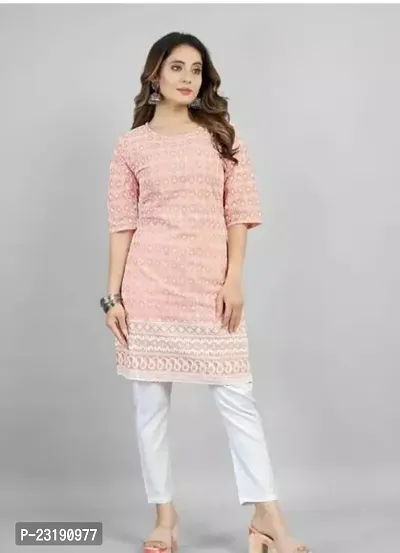 Stylish Fancy Designer Cotton Kurta For Women