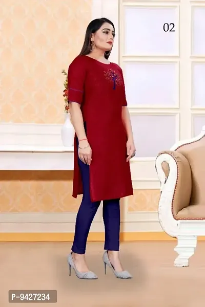 SLUB COTTON KURTI-thumb4