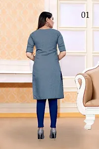 SLUB COTTON KURTI-thumb3