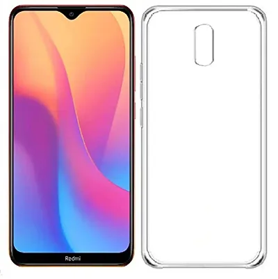 CELZO 4 Side Full Protection Back Cover Case for Xiaomi Redmi 8A - (Transparent)