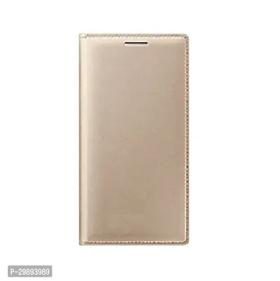 Classic Premium Artificial Leather Flip Cover For Micromax Bolt Prime Q303 Gold-thumb0