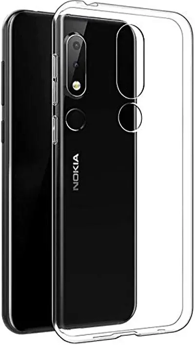 OO LALA JI Crystal Clear for Nokia NK 6.1+ Back Cover Transparent