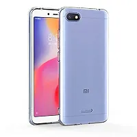 Classic Transperant Thin Durable Crystal Back Cover For Redmi 6A-thumb1