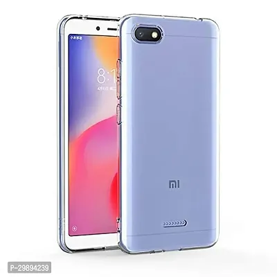 Classic Transperant Thin Durable Crystal Back Cover For Redmi 6A-thumb2