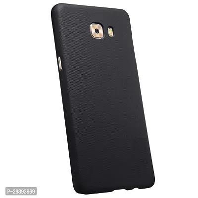 Classic Top Quality Black Rubber Silicone Back Cover Back Case Plain Cover Case For Samsung Galaxy C7 Pro-thumb0