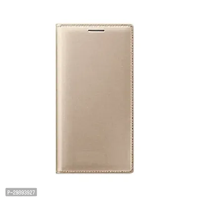 Classic Artificial Leather Flip Cover For Reliance Lyf Water 4 Gold