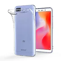 Classic Transperant Thin Durable Crystal Back Cover For Redmi 6A-thumb2