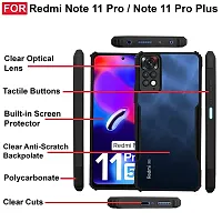 Classic Tpu and Plastic Transparent Hard Back Cover Case For Redmi Note 11 Pro Plus/Redmi Note 11 Pro-thumb3