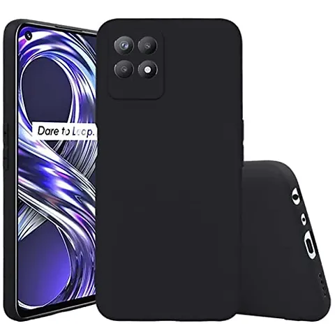 CELZO Silicon Back Cover Case for Realme Narzo 50 (5G) - Black