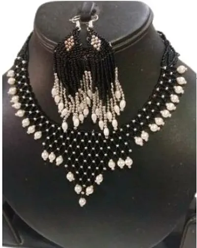 HI-LOOK Collection Beaded Stone Jewellery Set For Girl and Women