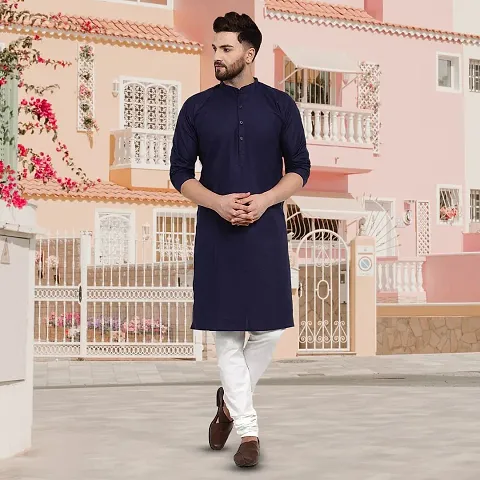 RYLEN MEN'S MAGIC COTTON KURTA PAJAMA SET