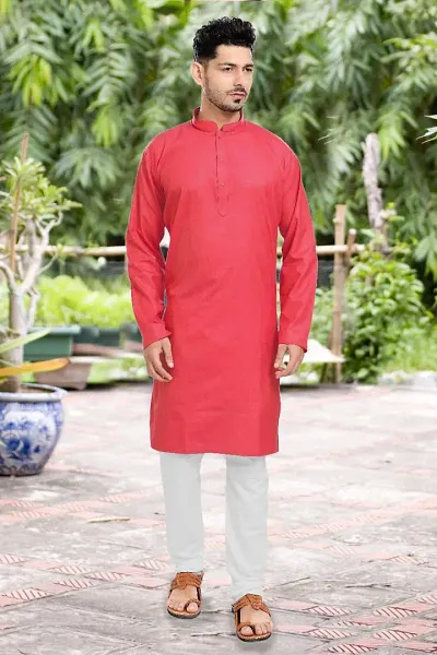 Trendy Cotton Kurta Sets For Men 