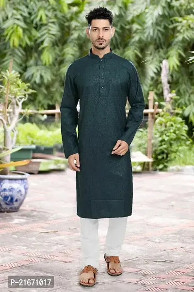 Reliable Cotton Blend  Kurta  Bottom Sets For Men