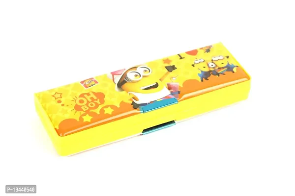 Anvi Pencil Box for Kids, Dual Side Storage (Minions)-thumb0