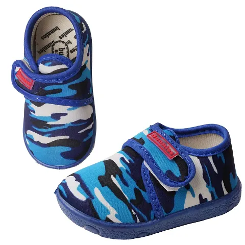 BUNNIES A-3 Colour Walking Shoes for Kids Boys and Girls (Blue, Numeric_4)