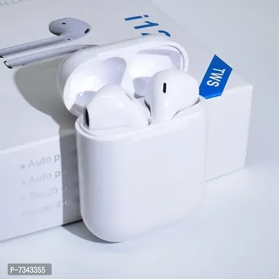 I12 Tws White Earbuds With Magnetic Charger