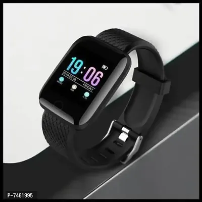 D116 Plus Bluetooth Fitness Smart Watch for Men Women and Kids Activity Tracker (Black)-thumb0