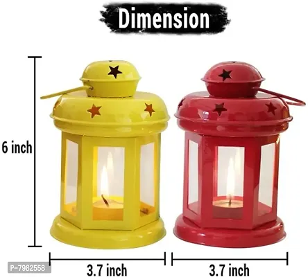 Decorative Star Hanging/Table Lantern Combo Pack of 6-thumb4
