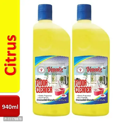Vaaiz | Surface Floor Cleaner Liquid, Citrus - Pack of 2  (2 x 470) | Suitable for All Floor Cleaner Mops