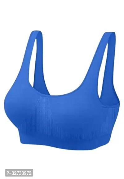 Stylish Blue Cotton Bras For Women-thumb0